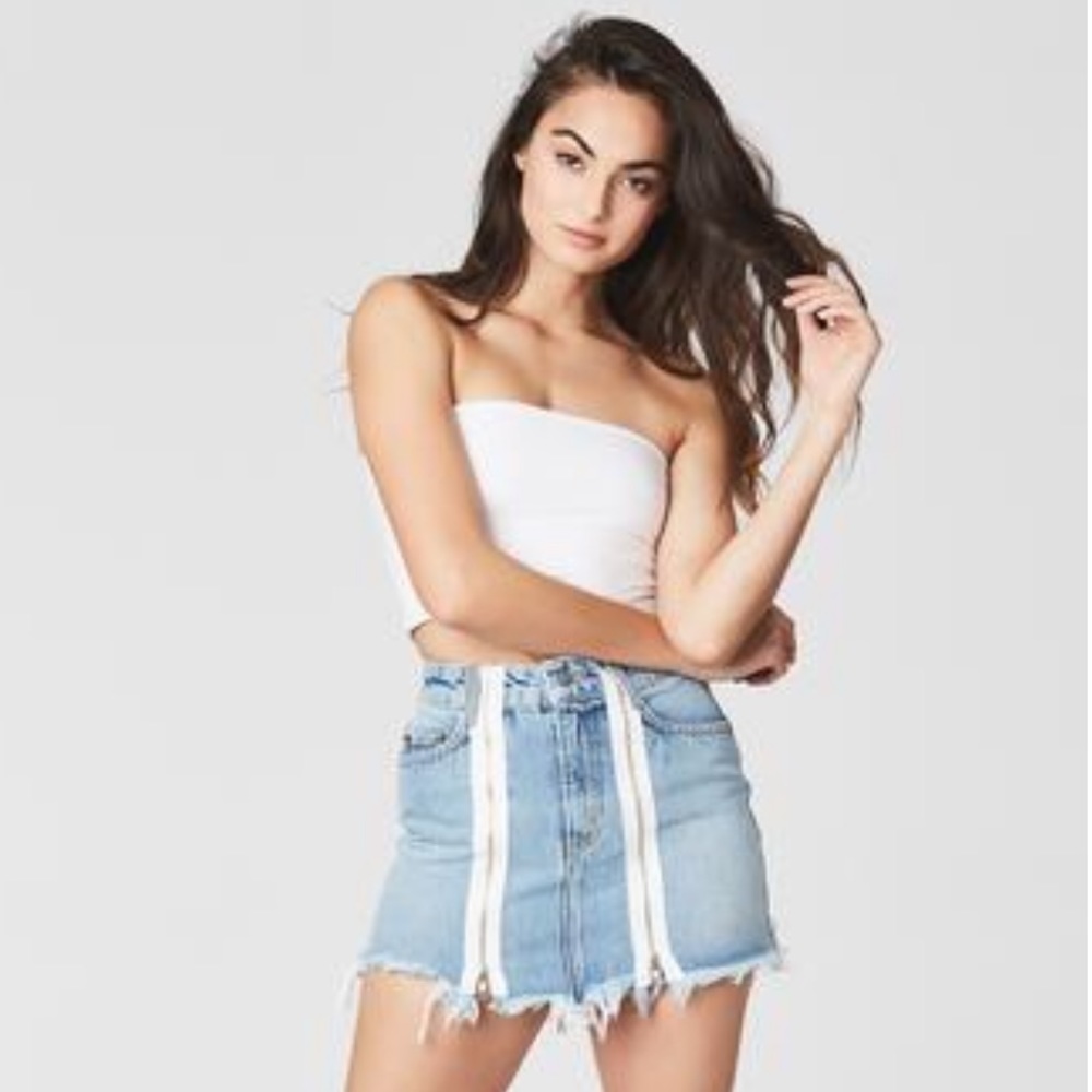 CARMAR ZIP UP SKIRT